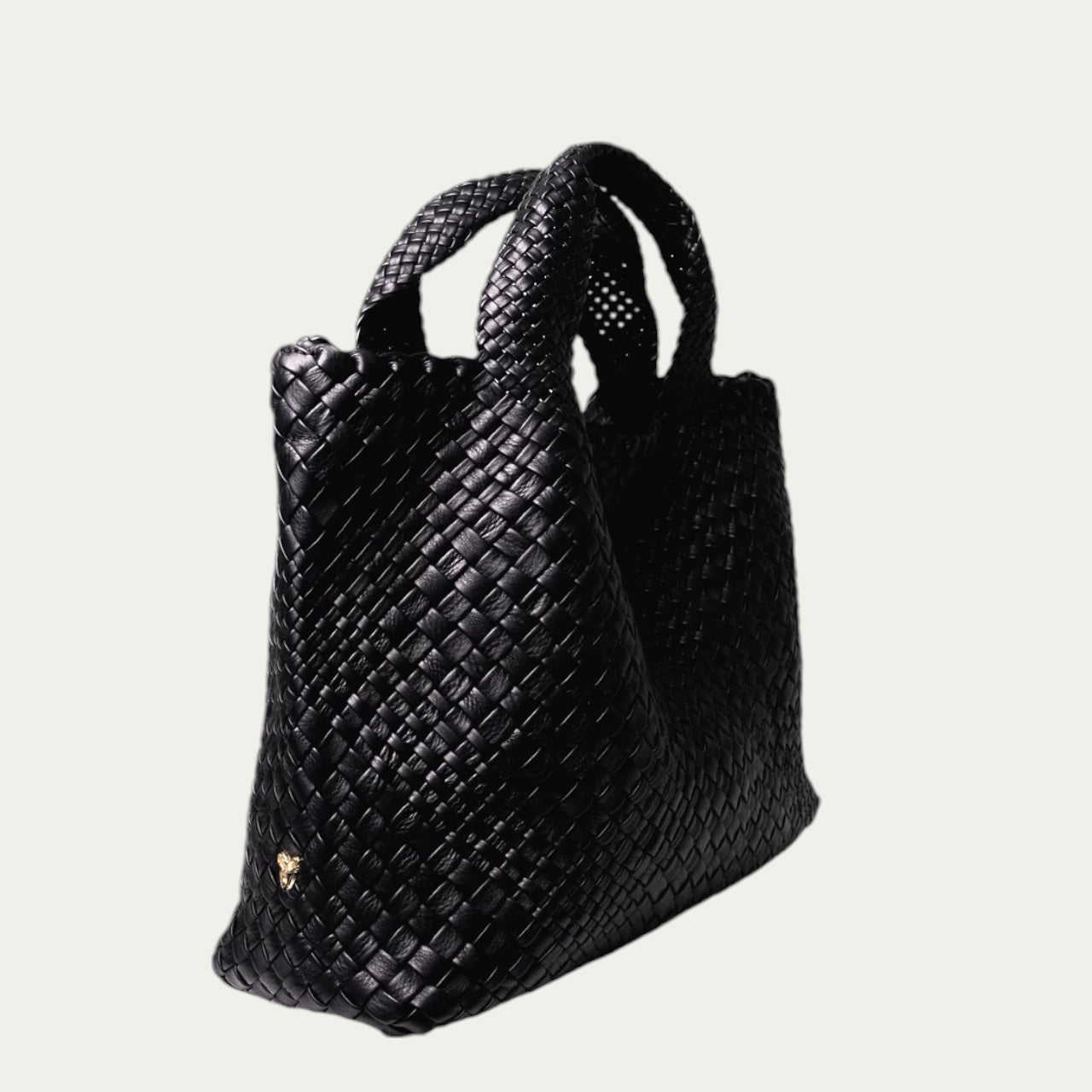 ROSA MAXI - Customizable Woven Leather Tote Bag