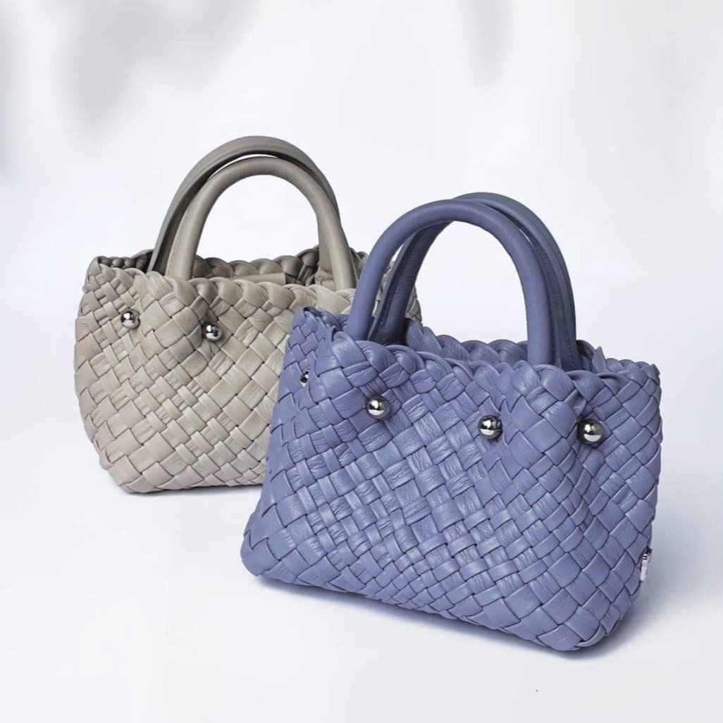 REBECCA MINI - Customizable Woven Leather Bag