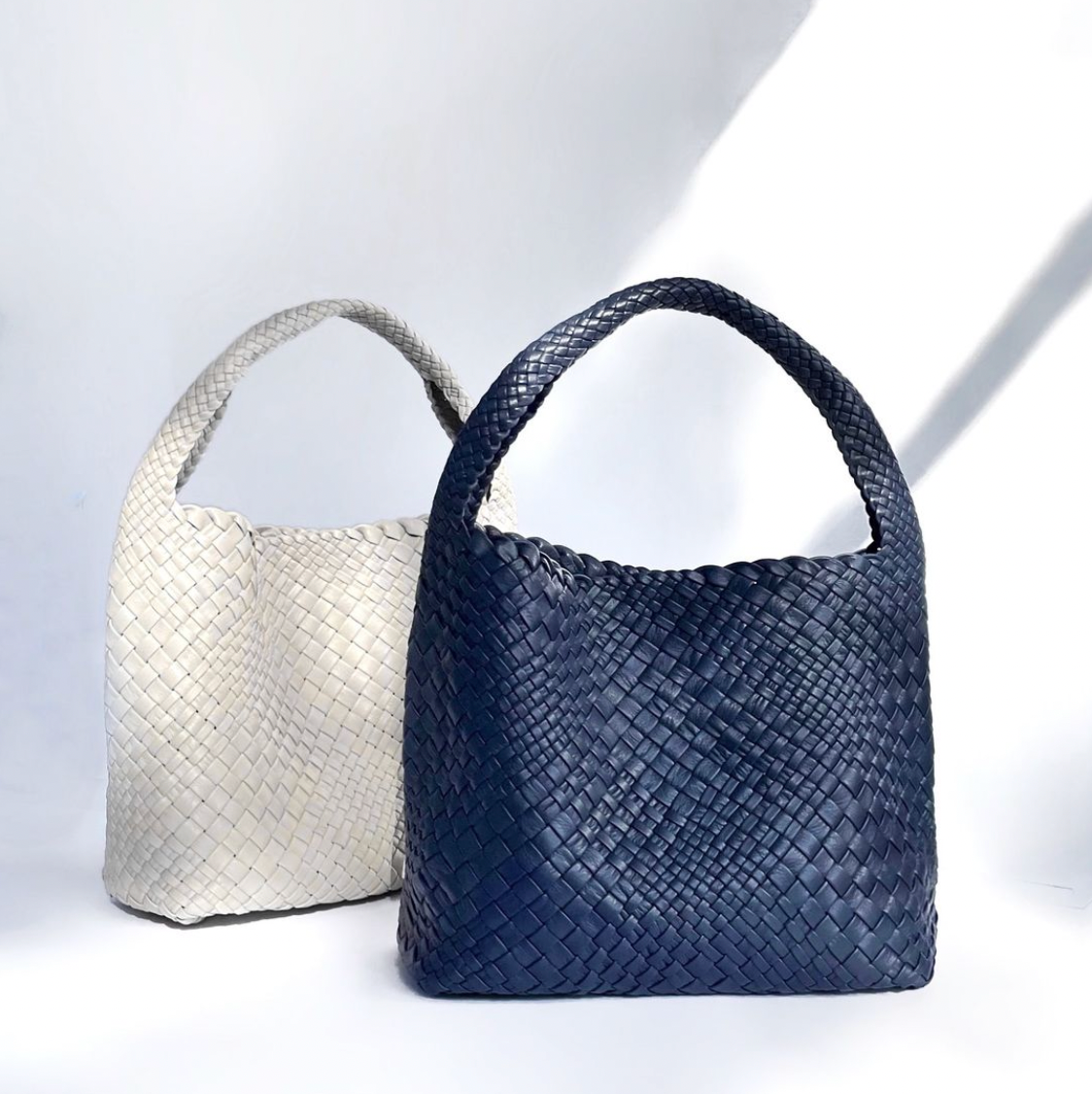 ROSA - Customizable Woven Leather Handbag